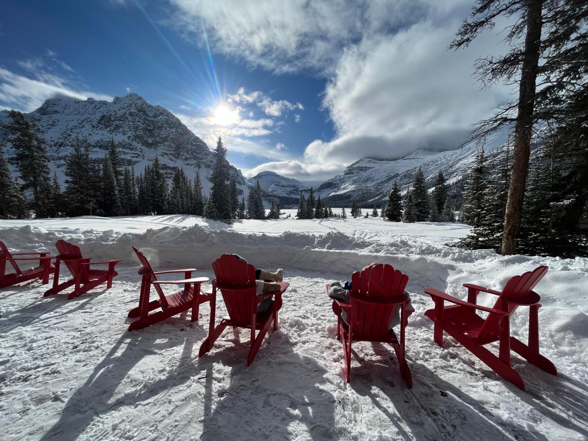 The Lodge At Bow Lake Lago Louise Exterior foto